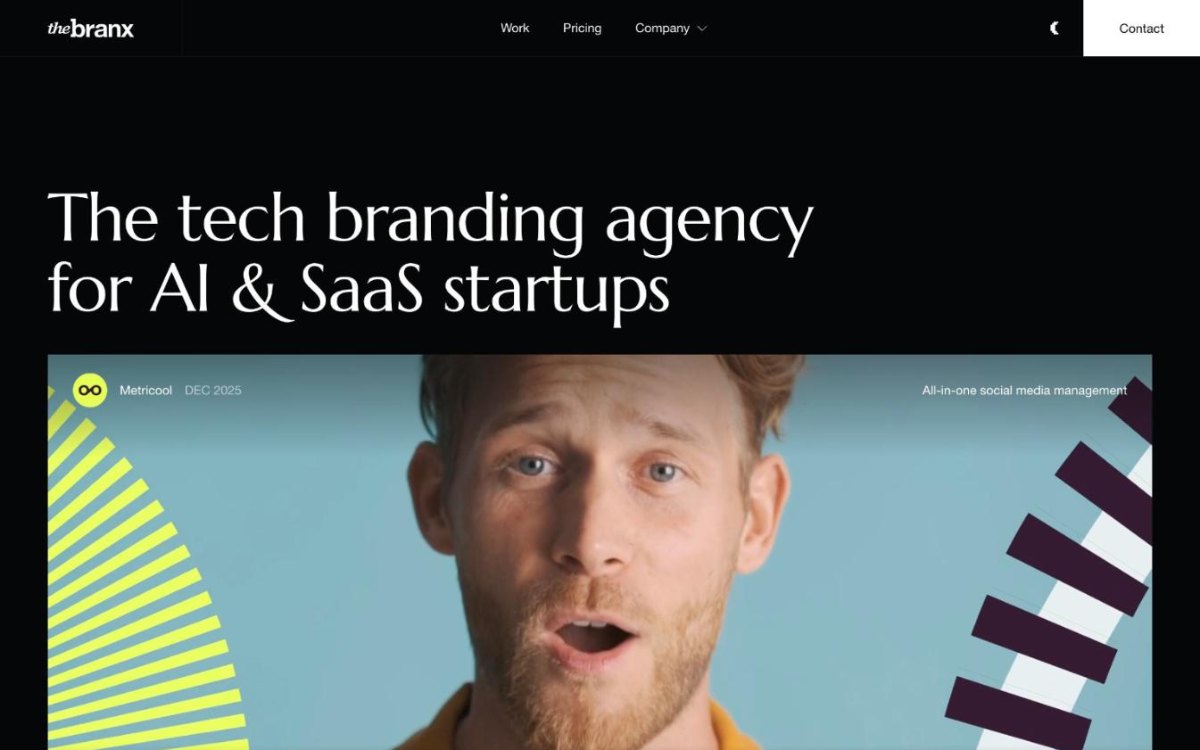 Screenshot of the The Branx website